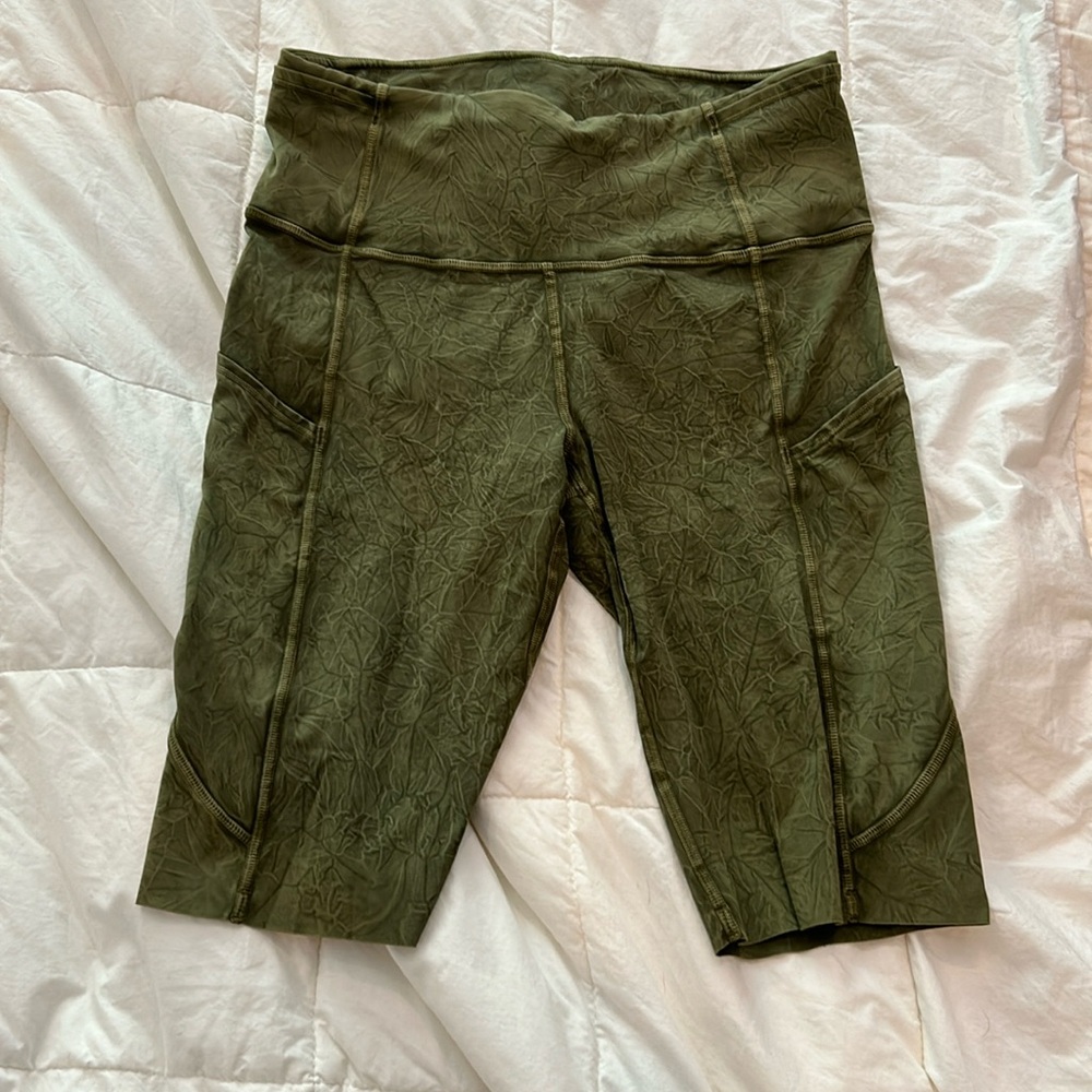 lululemon athletica Olive Green Athletic Shorts